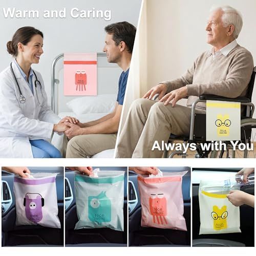 120pcs Car Trash Bag, Stick-on Disposable Trash Bag | Leakproof Vomit Bags for Car, Kitchen, Travel, Camping, Bedroom, Study Room, Office — image 5