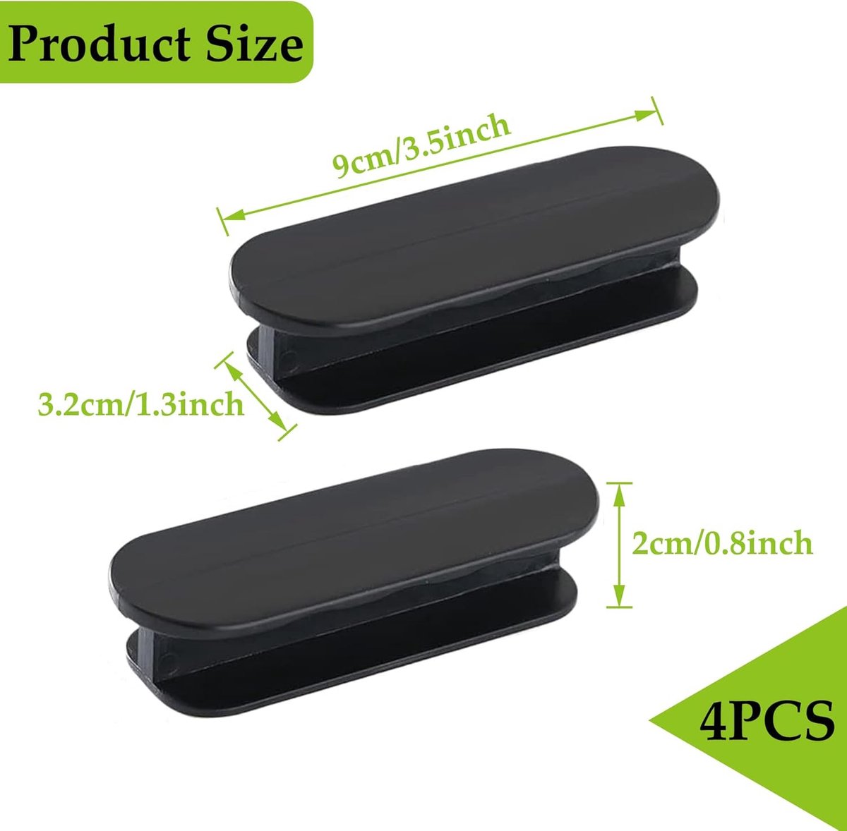 Sliding Door Handle - 4 Pieces - Cabinet Handles - Furniture Handles - Drawer Handles - Door Handles - Cabinet Handles - Furniture Handle - Kitchen Handle — image 5
