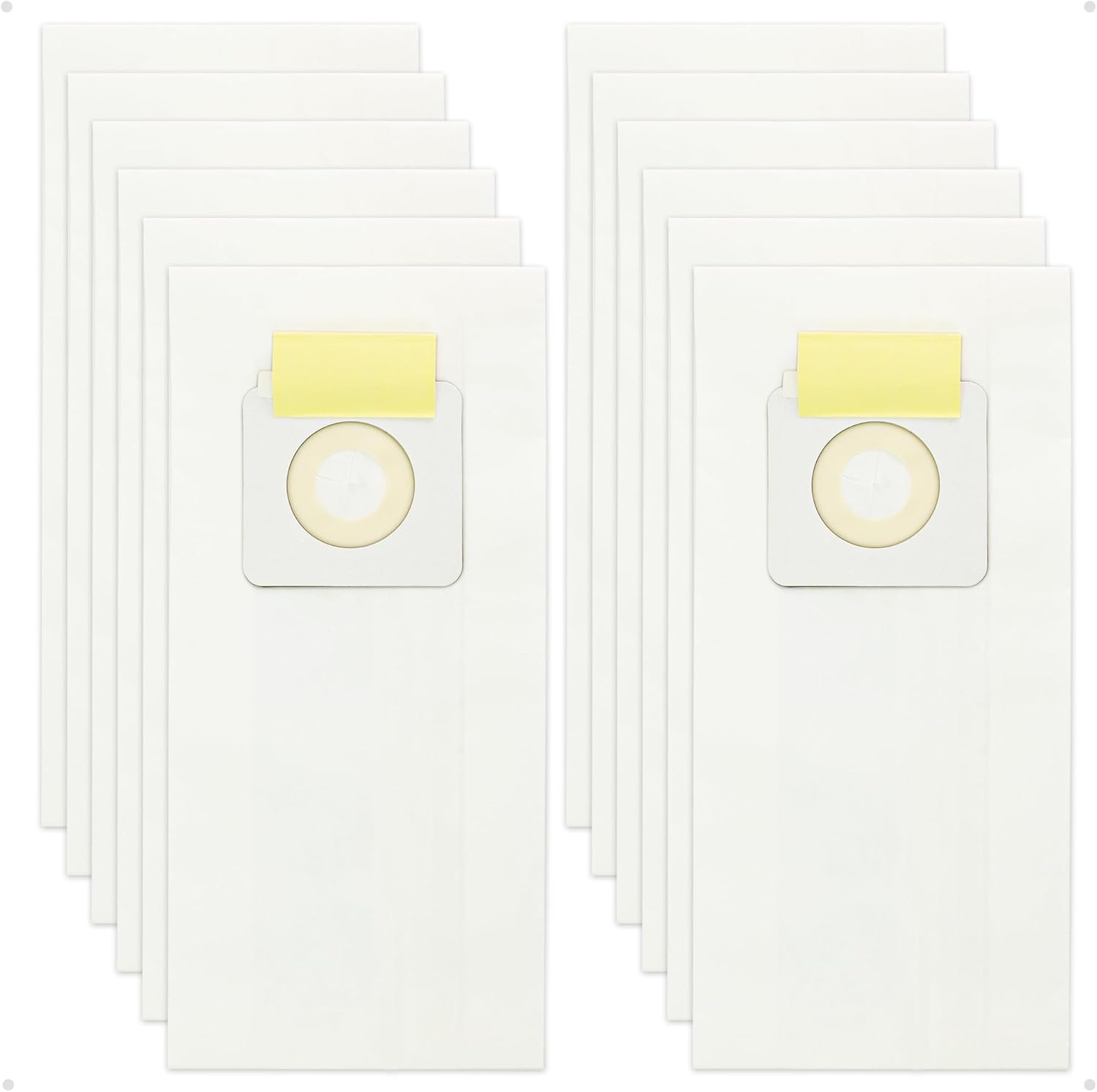 12 Pack Style 7 Vacuum Bags Replacement Compatible with Bissell PowerForce Bagged Uprights Vacuums 3522 3545 3550 3554 series, Replace Part # 32120 by