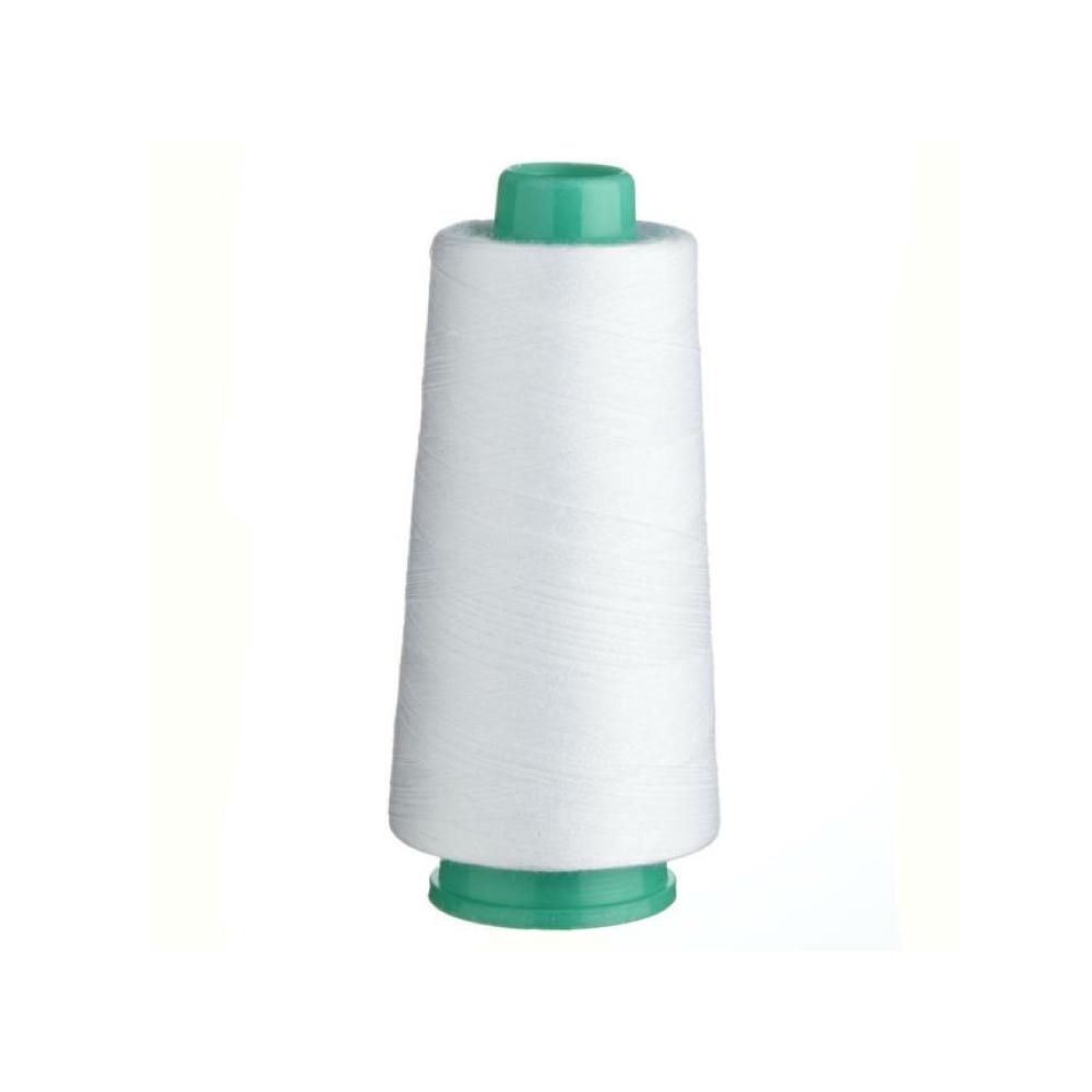White Overlocking Thread 2000m Polyester Birch Overlocker Cone Spool Sewing โ image 2
