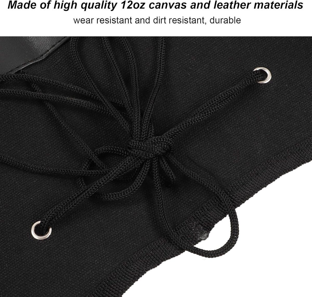 Double Bicycle Pannier Bags, Large Capacity Rear Carrier Bags with Zipper Pockets for Commuting and Mountain Biking, Black, 40 x 30 cm โ image 4