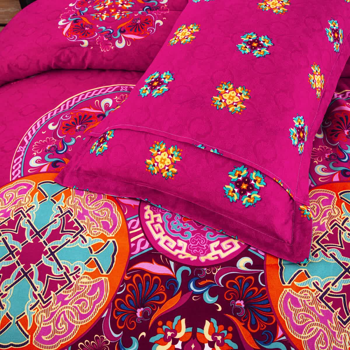 Aesthetic Glow Floral 3‑Piece Comforter Set with Matching Shams — image 6