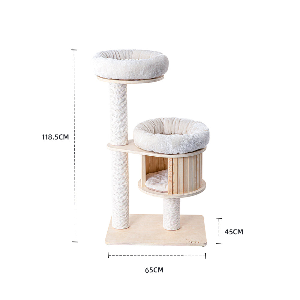 HONEYPOTCAT Classic Solid Wood Perch - 118.5cm — image 2