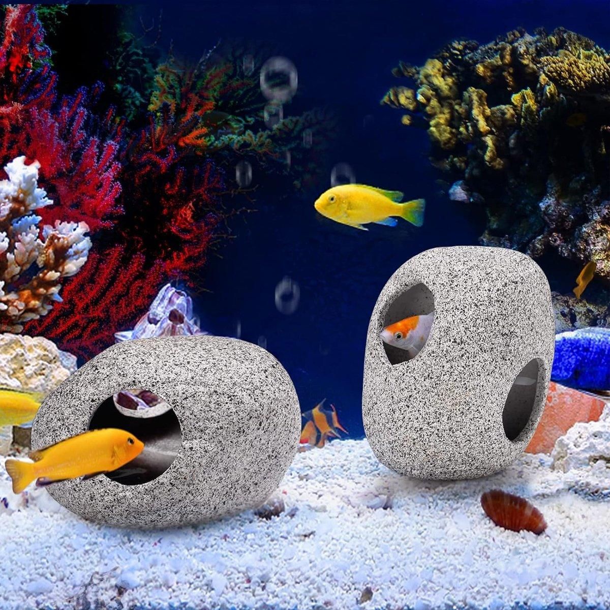 Clay Pot Aquarium Decoration Shrimp House Cichlid Breeding Tank Fish Nest - Nine Holes โ image 5