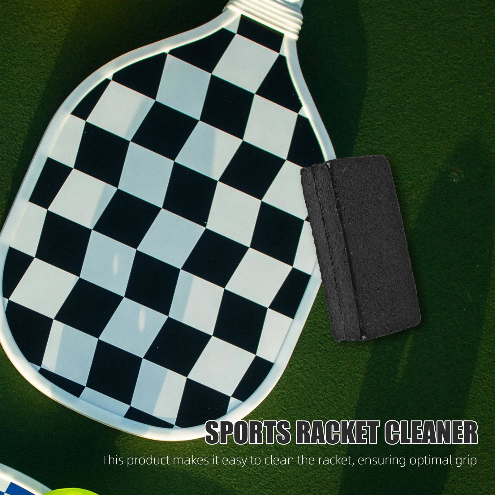 1Set Racket Eraser Kneadable Eraser for Sports Paddle Cleaning Black Latex Material — image 6