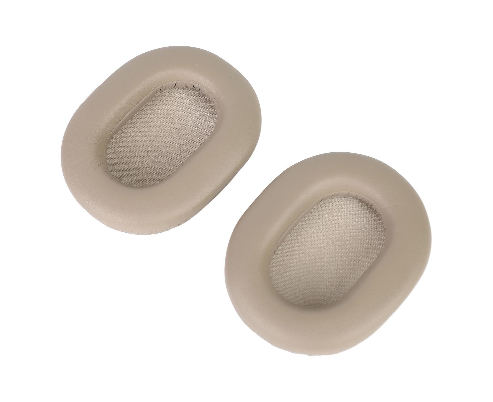 Headphone Ear Pads Protein Leather Noise Insulation Memory Foam Sponge Cushions for WH 1000XM5 Wireless Headset Platinum Silver — image 2