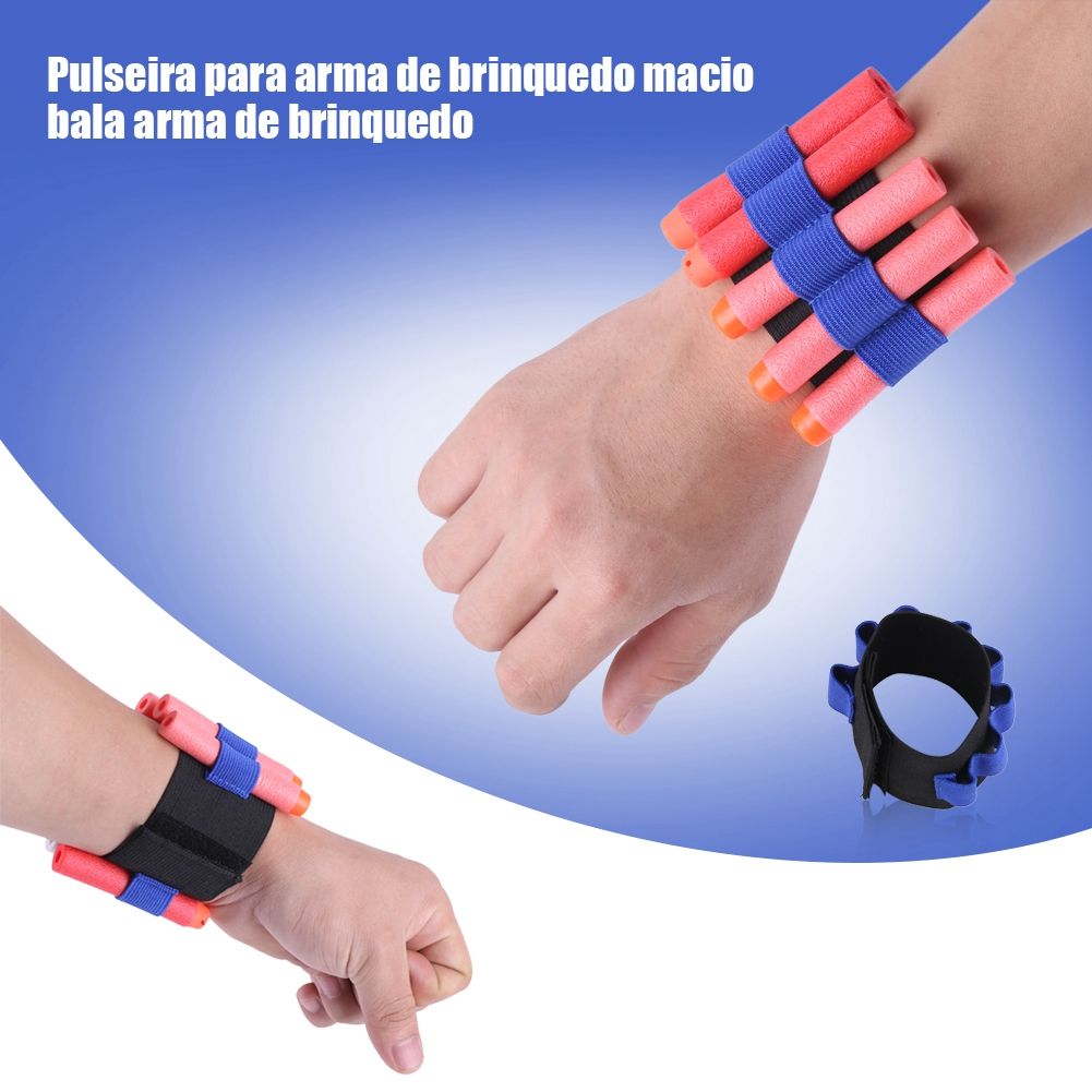 Professional Toy Gun Wristband Toy Soft Bullets Band Holder Storage Outdoor Game Equipment — image 4