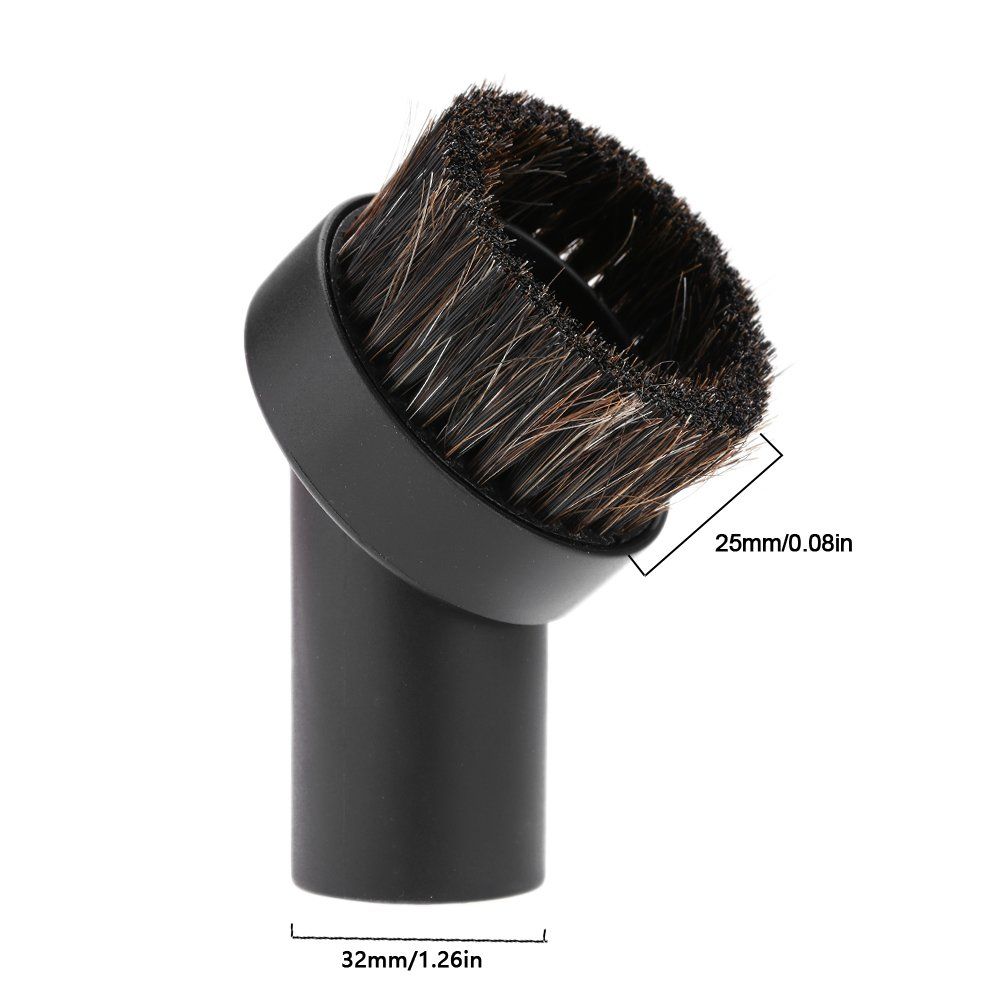 1pc Vacuum Cleaner Accessory Horsehair Brush Floor Vacuum Cleaner Universal Horsehair Dust Small Mini Floor Brush 32mm โ image 2