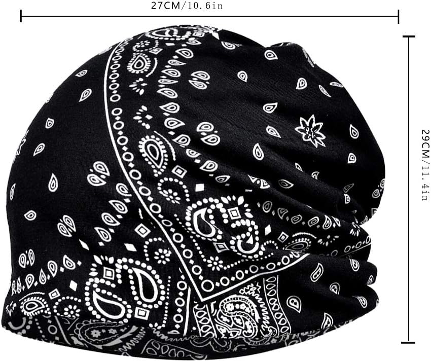 4 PCS Women Baggy Slouchy Beanie Chemo Hat Cap Snood Cancer Headwear Multicolor One Size — image 2
