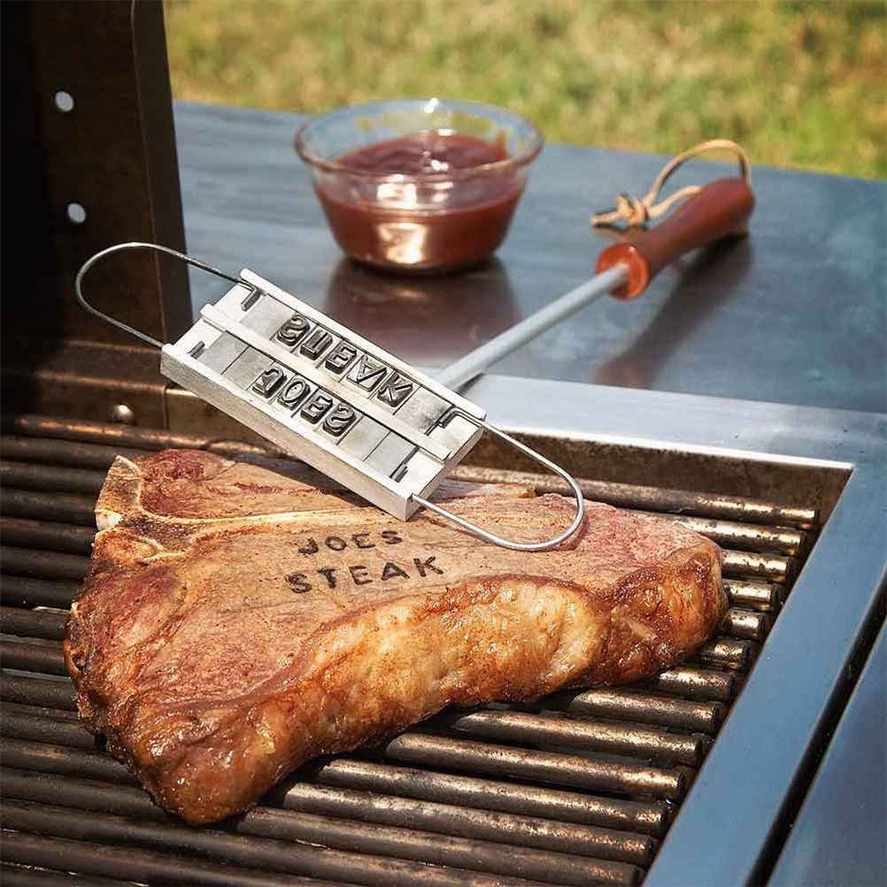 Barbecue Branding Iron Kits DIY Meat Tool Set Grill Branding Iron with Changeable Letters โ image 3