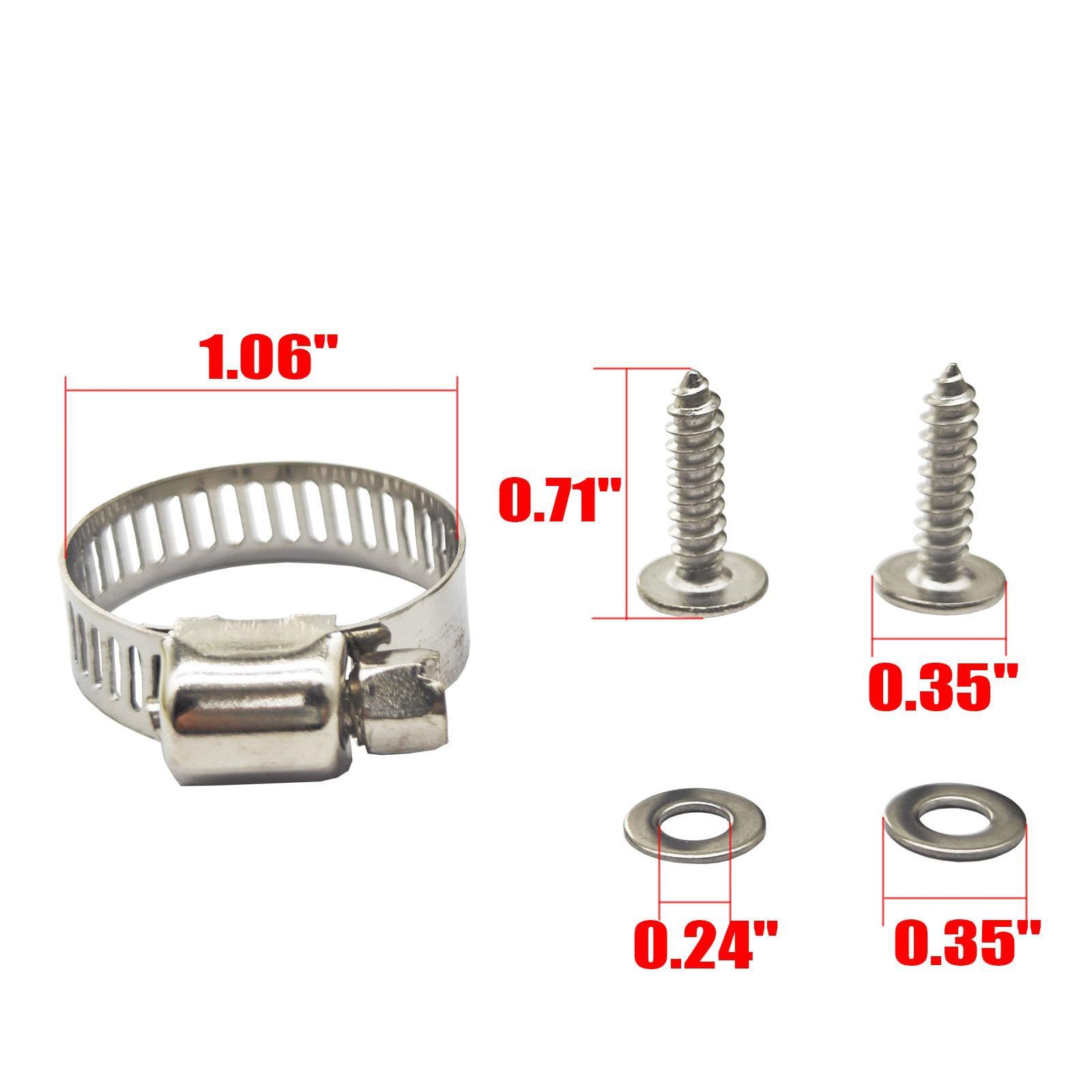 RV Toilet Water Valve Replacement Kit, Compatible with Sealand Dometic 300/301/310/320 Series, Full Hardware Included — image 4