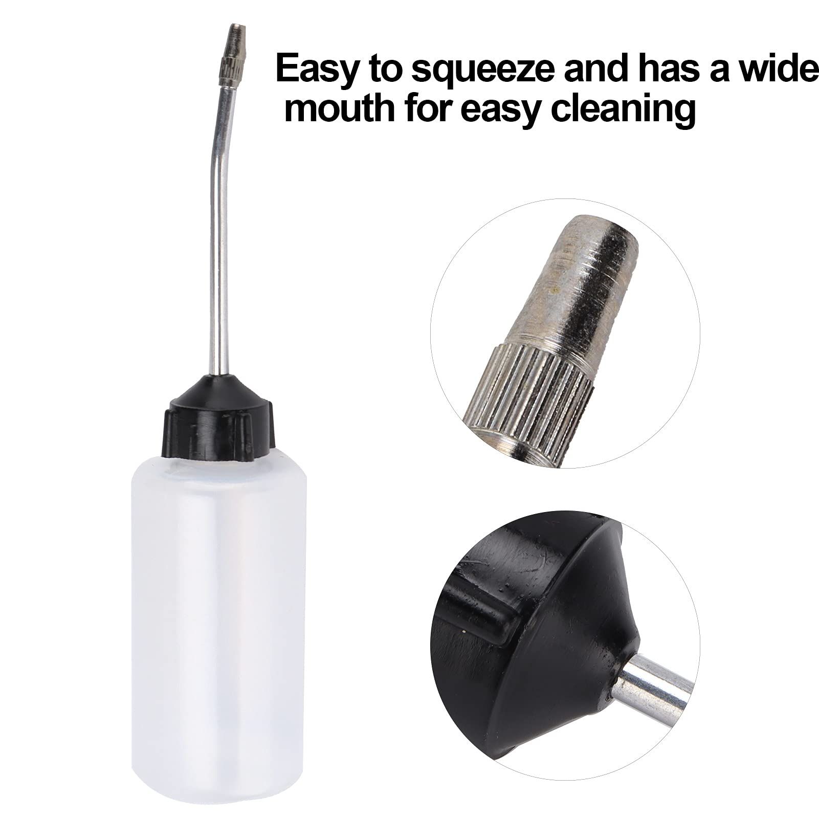 Iron spout 120ML sewing machine empty oil pot plastic iron spout oil pot sewing machine oil pot pointed iron empty oil pot — image 5
