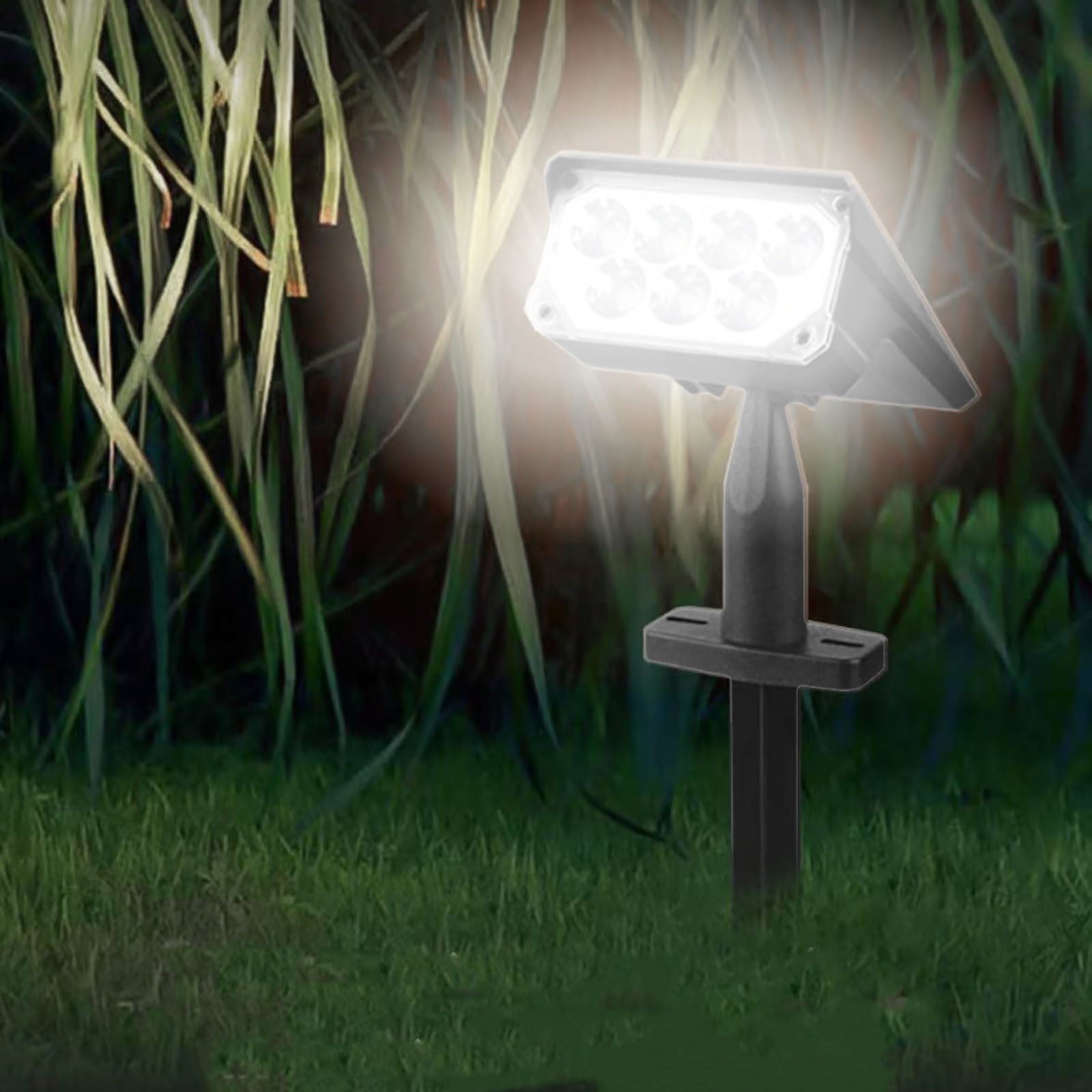 Solar Spot Lights Outdoor for Flag, Tree, Sign, Mailbox, Solar Lights Outdoor Waterproof, Bright Landscape Spotlights, Dusk to Dawn Lighting, for Yard Patio — image 4