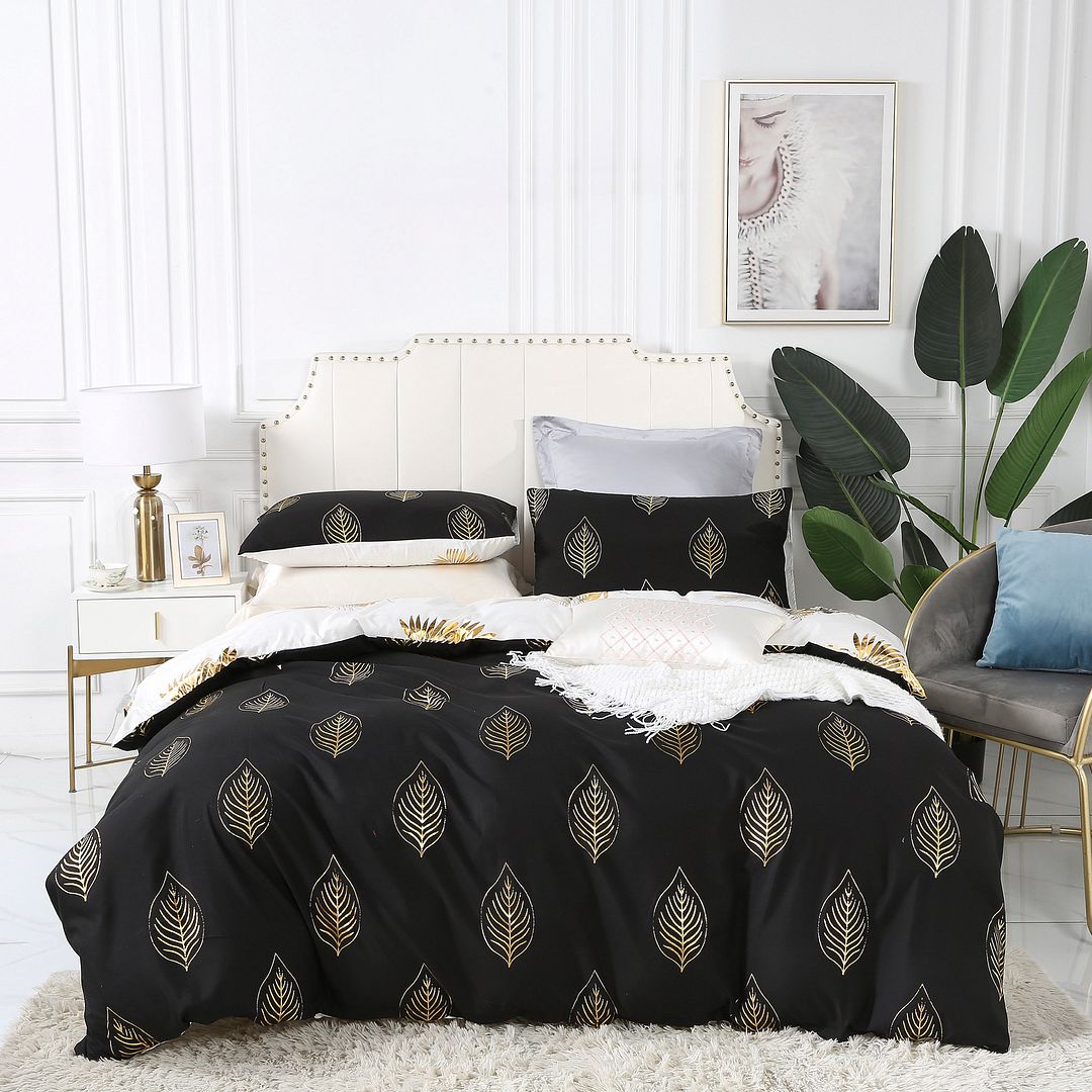 Reversible Design Super King Size Bed Quilt/Duvet Cover Set — image 2
