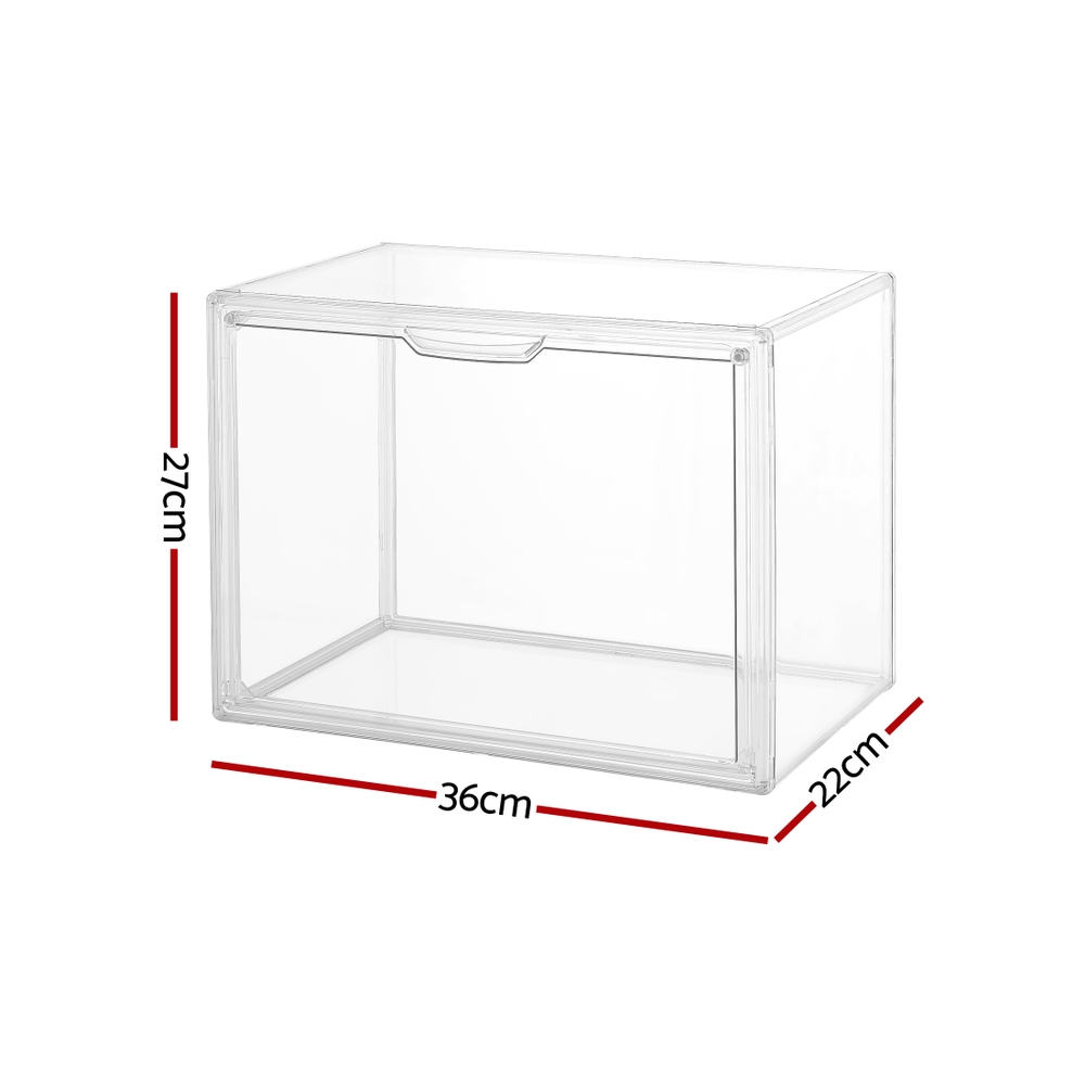 Artiss Clear Acrylic Display Case Dustproof Protection Box For Toys 27CM — image 3