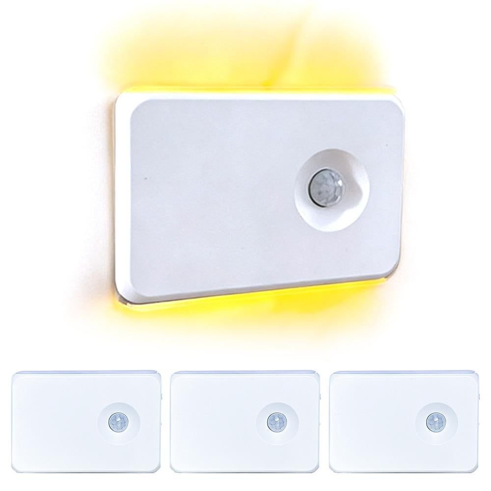 4Pcs Stair Lights Indoor Motion Sensor Night Light for Stairs Hallway - RGB — image 5