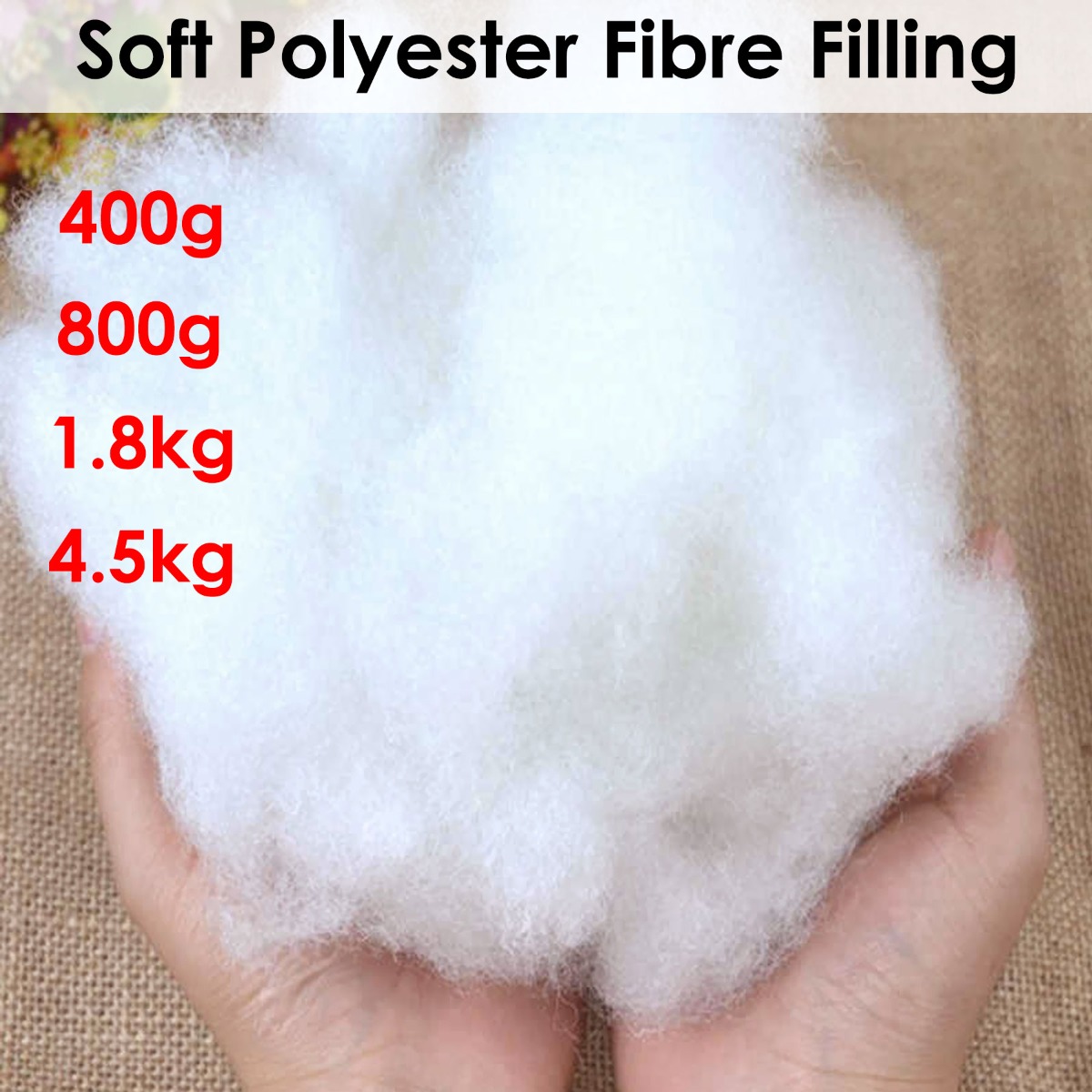 Soft Polyester Fiber Filling for Cushions, Pillows, Toys, and Crafts 4.5kg โ image 2