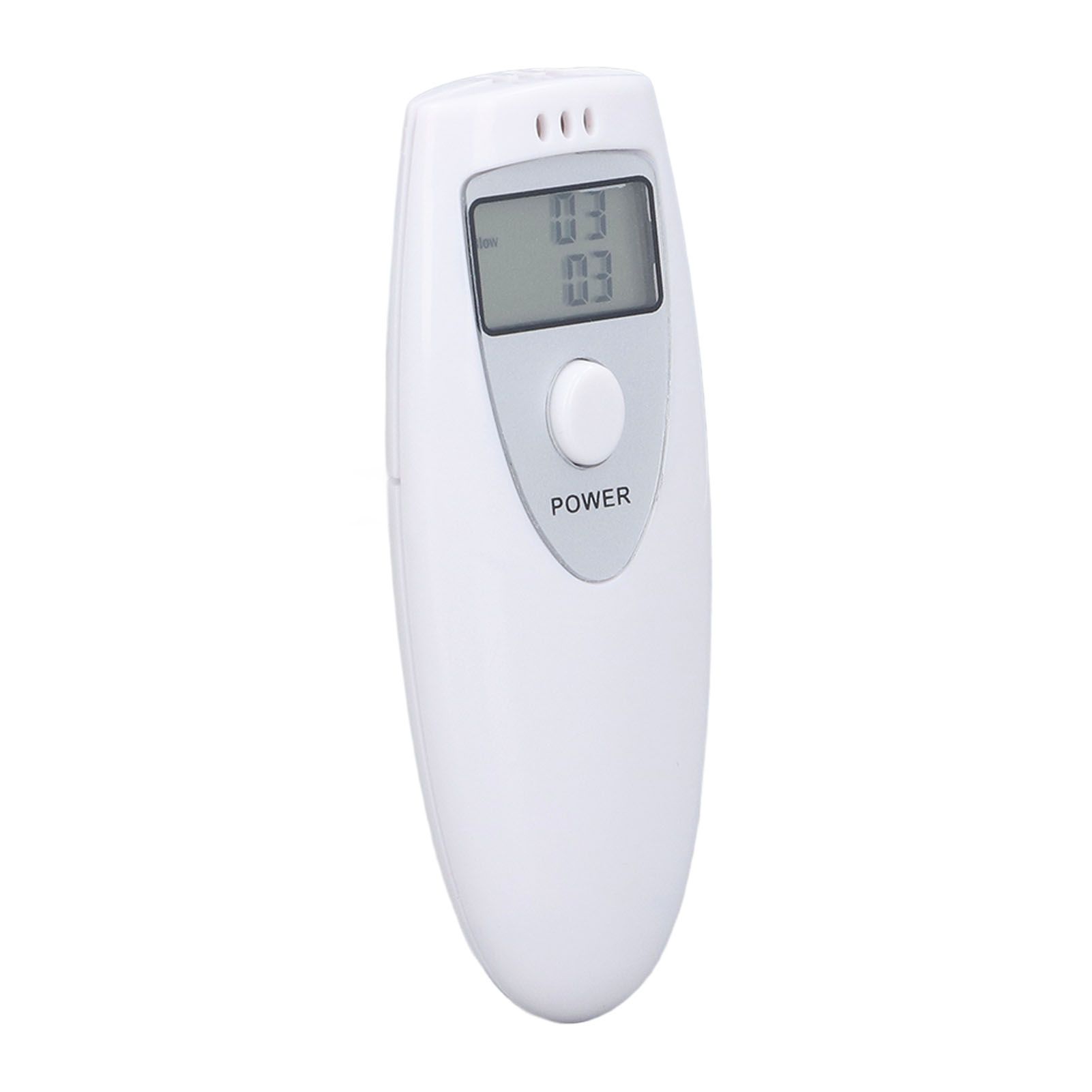 Portable Alcohol Tester Accurate Breath Alcohol Tester ABS Alcoholic Tester White — image 2