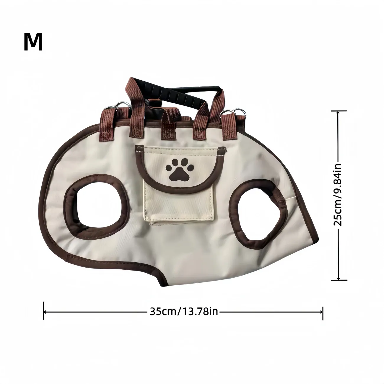 Oxford Fabric Pet Three-in-One Travel System: Horizontal Back Design Protects Spine, Four-Leg Separation, Three Uses in One: Kennel, Backpack, and Leash/M size โ image 2