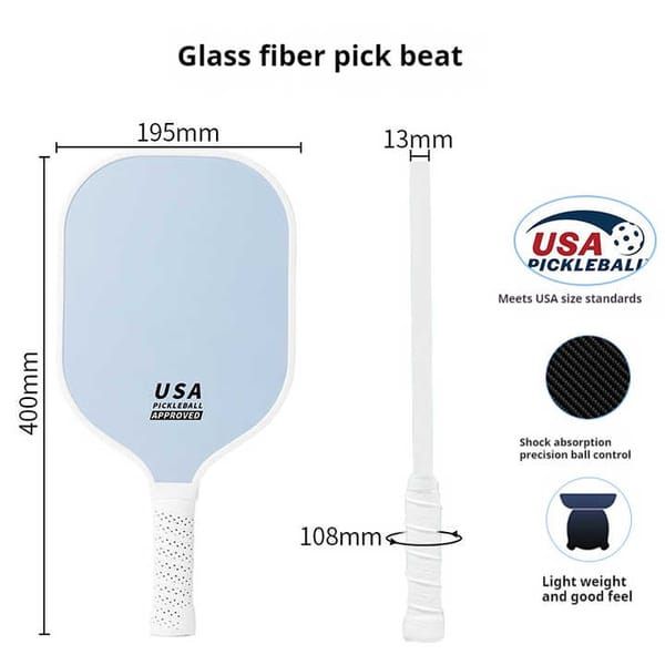 Deep Blue Pickleball Set: 2 Paddles, 4 Balls, Carrying Bag โ image 4
