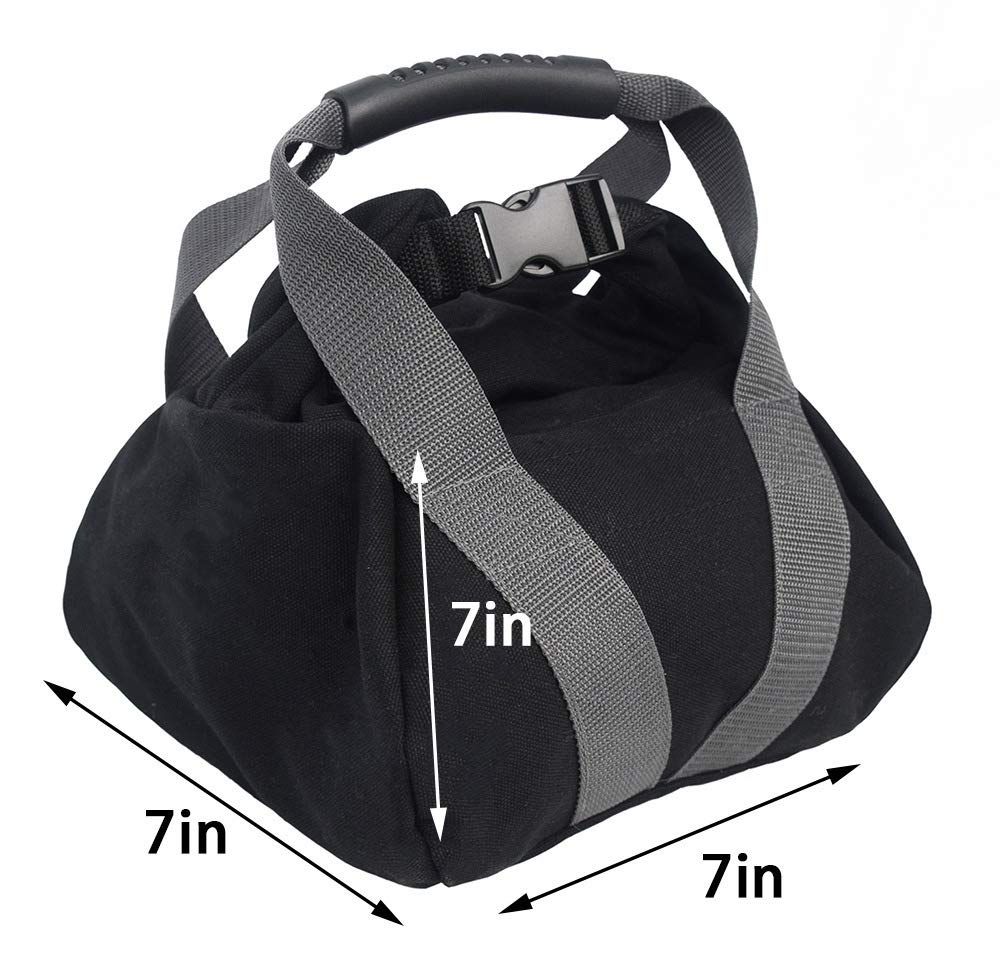Portable Fitness Sandbag Kettlebell Weightlifting Sand Bag with Handle, Adjustable Gym Travel Indoor Exercise Bodybuilding Tools โ image 2