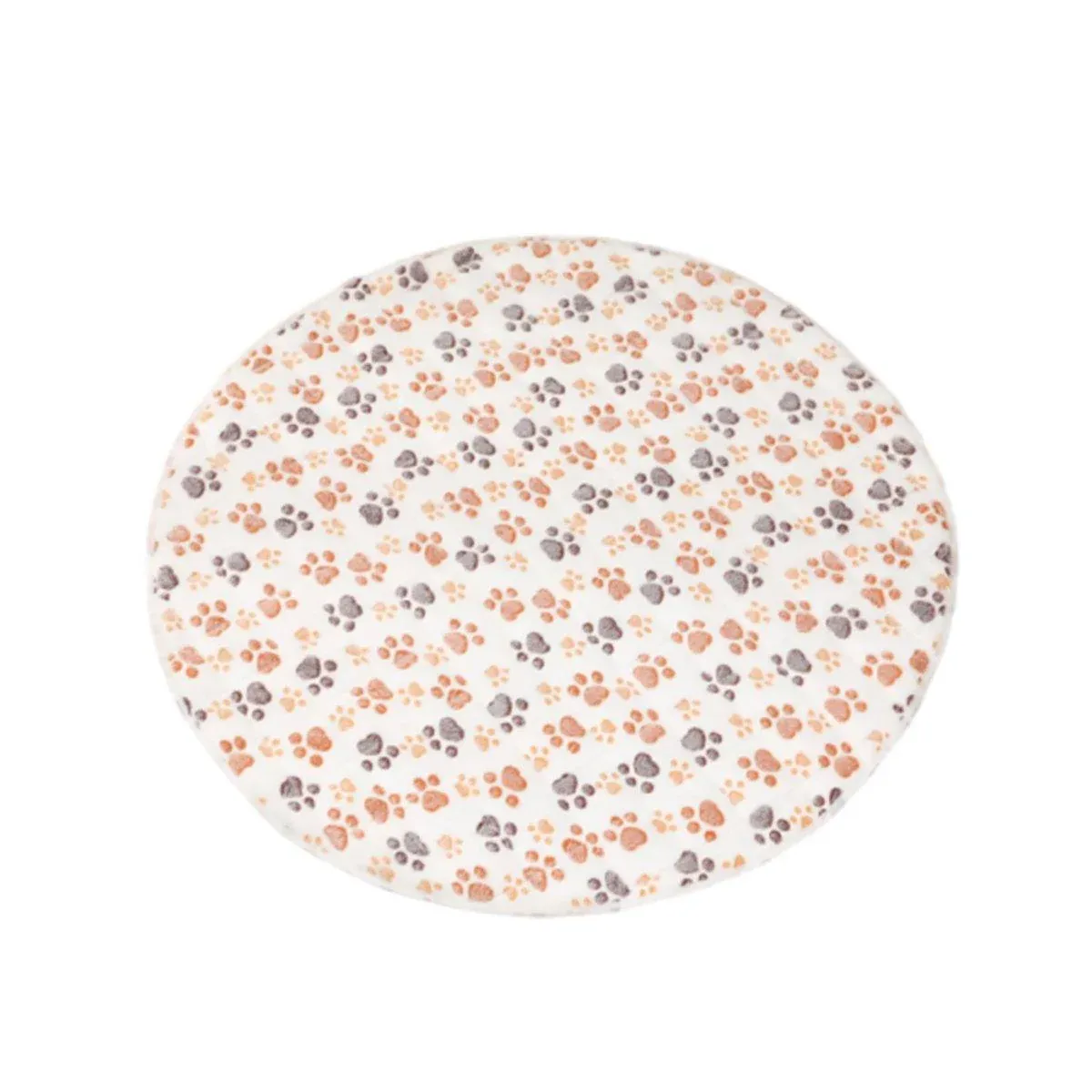 Waterproof Dog Pads Round Diaper Pads Pet Training Pads for Puppies and Dogs - White-55cm