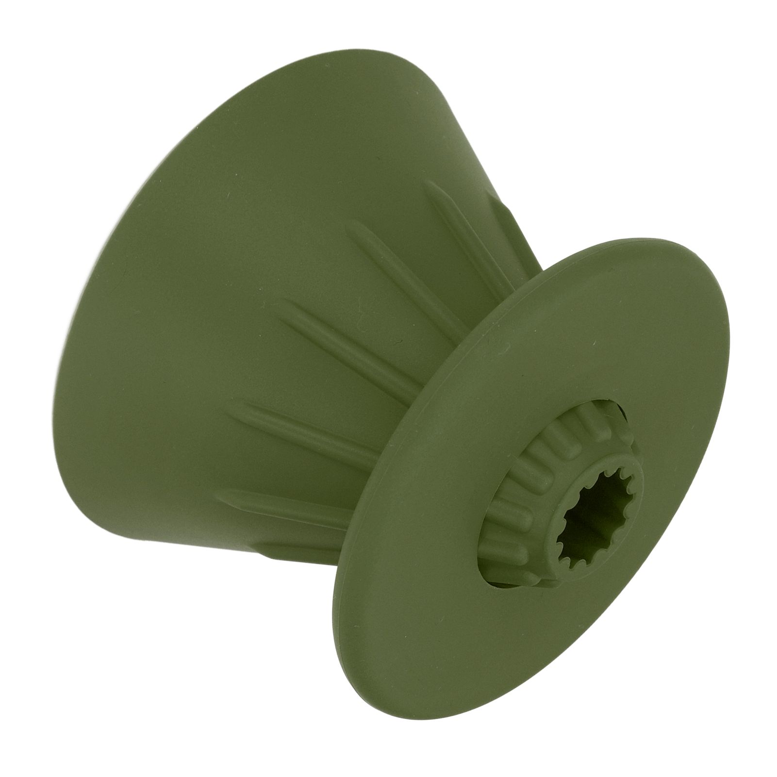 Silicone Coffee Dripper Reusable Cone Coffee Filter Holder for Travel Hiking Camping Home OfficeGreen โ image 3