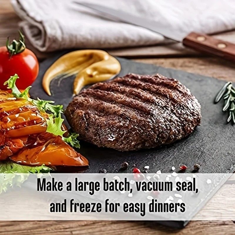 Household Burger Patty Press, Adjustable Thickness, Non-Stick Coating, Makes Perfect Patties Easily — image 2