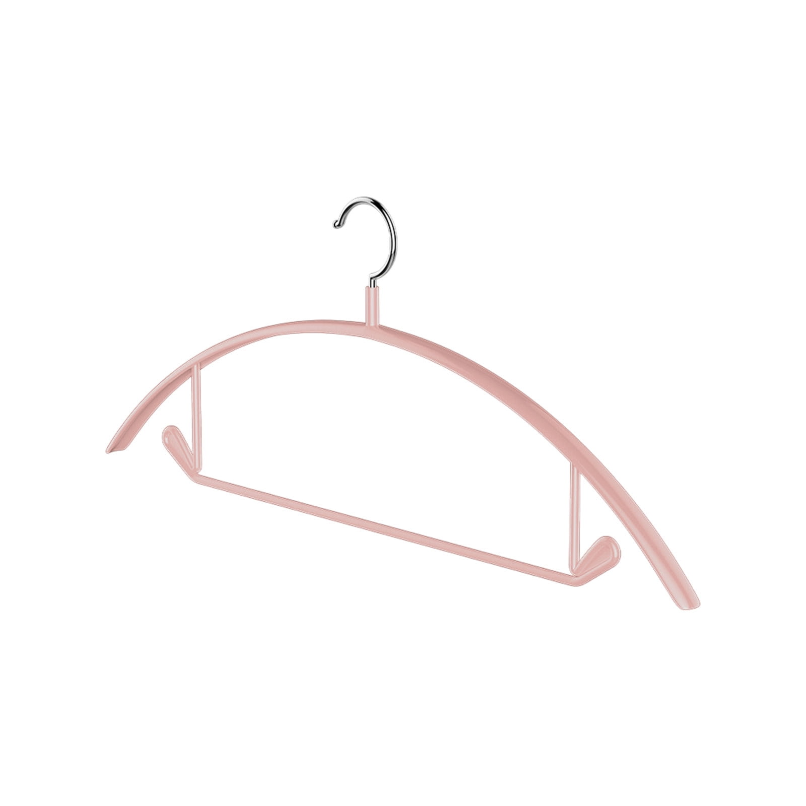 Premium Velvet Hangers, Heavyduty- Non Slip No Shoulder Bump Suit Hanger - Chrome Hooks,Space Saving Round Clothes Hanger for