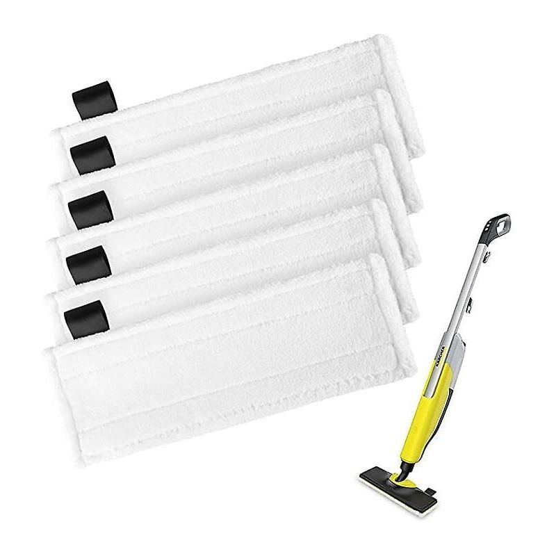 5 Pack Steam Cleaner Mop Wipes, Velcro Pads Compatible with Karcher SC2 SC3 SC4 SC5