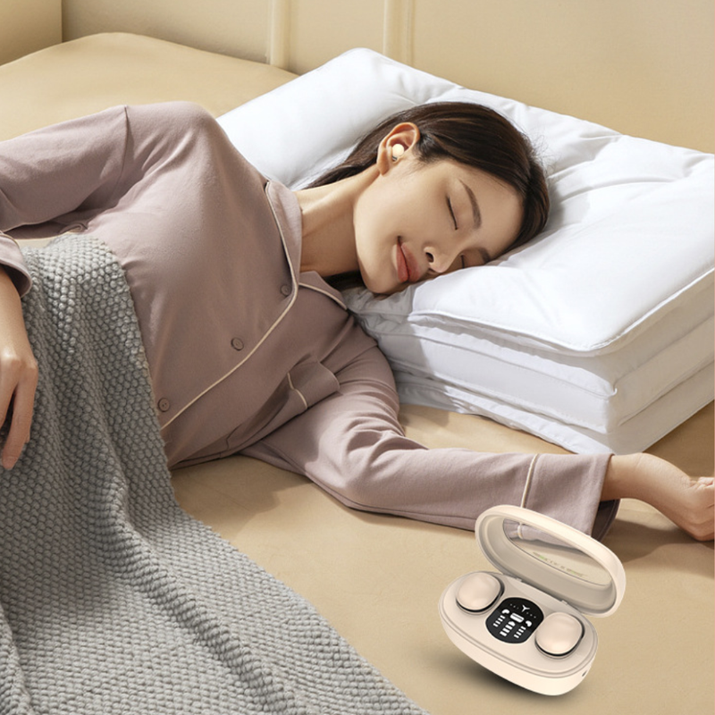 Invisible Mini Earbuds Side Sleepers Wireless Micro Smallest Hidden Headphones-Black — image 2