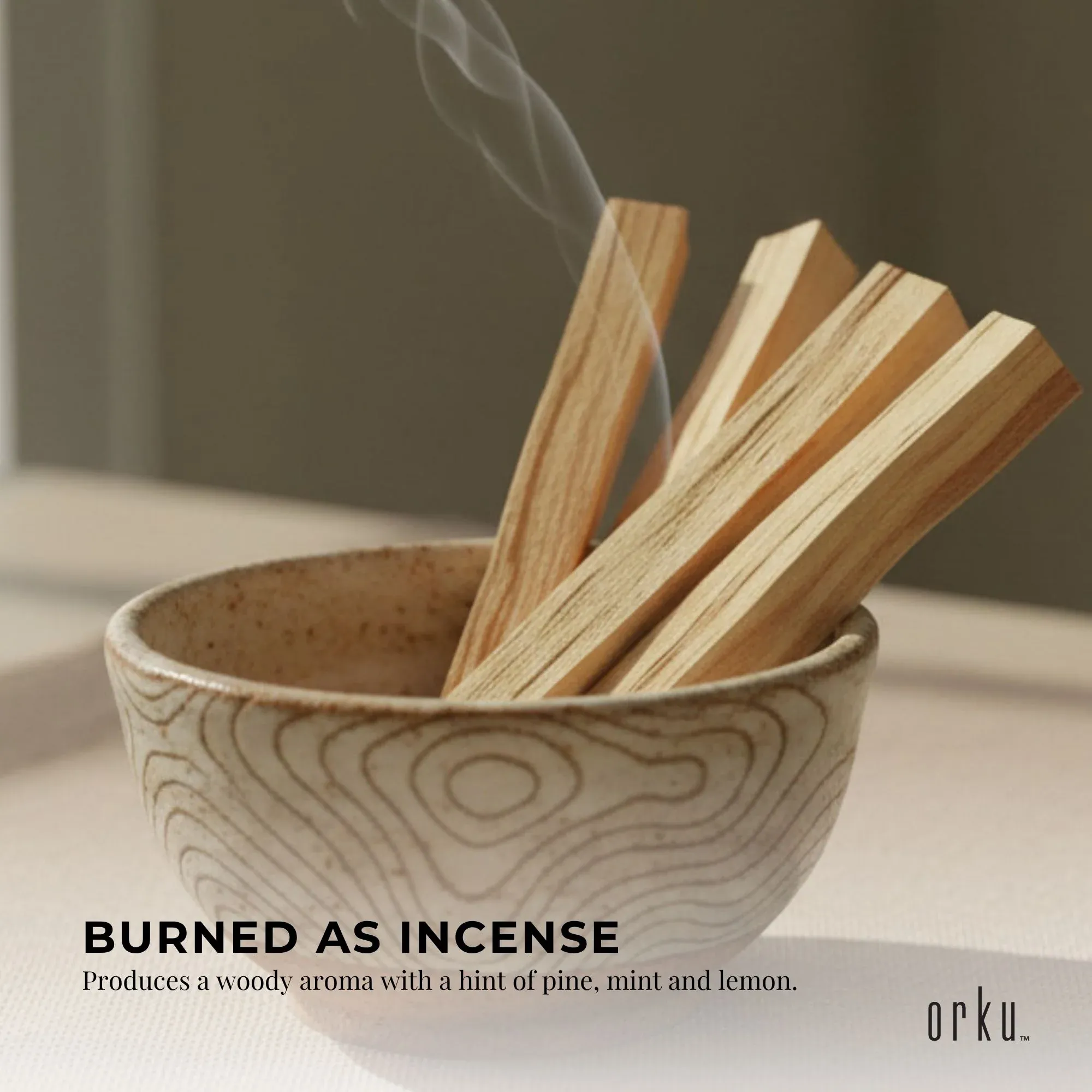 Orku 100g Palo Santo Holy Wood Incense Sticks — image 4