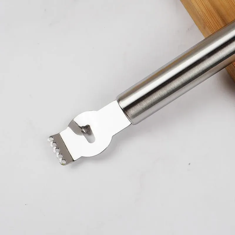 Lemon Zester Grater Knife Tool Stainless Steel with Channel Garnish Citrus Lime - Gold โ image 6