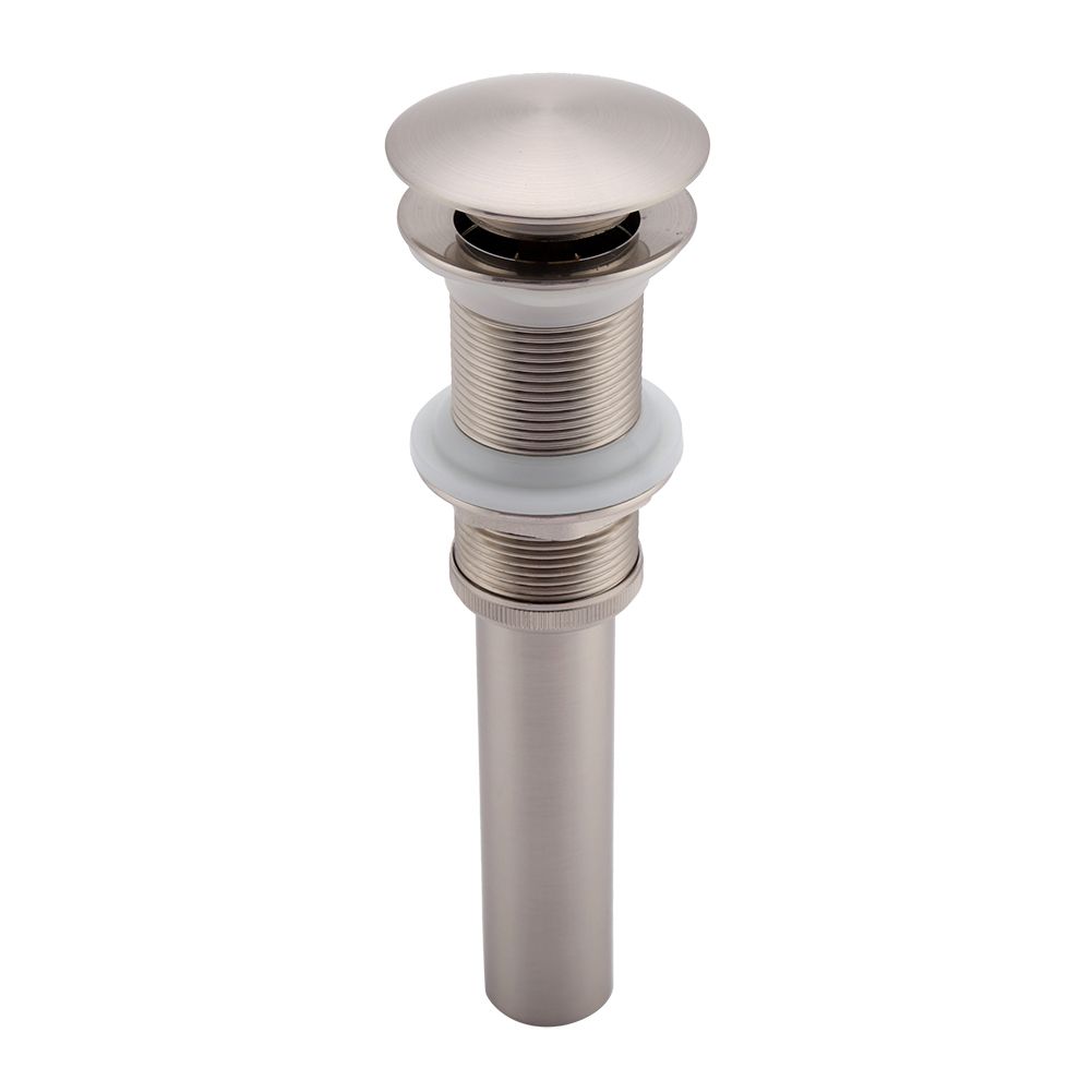 G1 1/4" Brass Bathroom Basin Sink Pop Up Drain Assembly NOn Overflow (Nickel Plated Wire) โ image 2