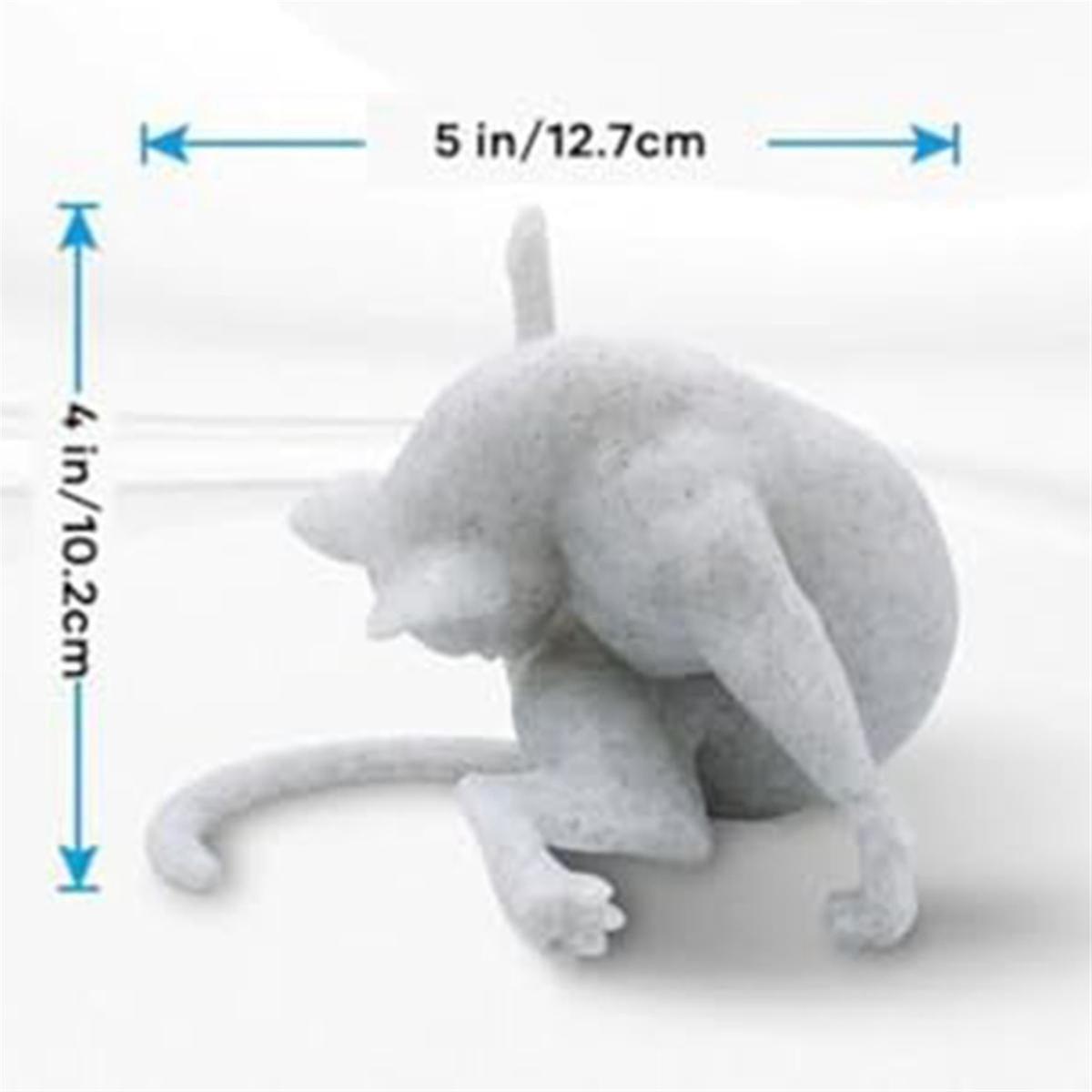Cat Sculpture Funny Cat Figurines — image 3