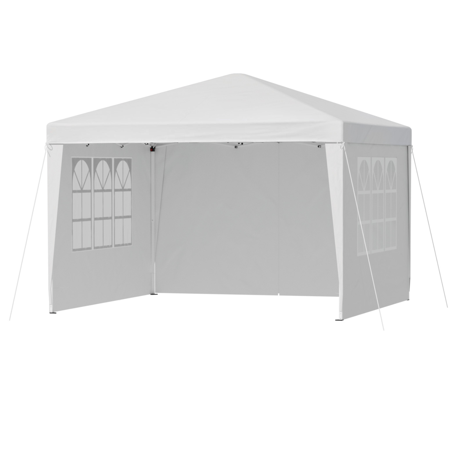 Instahut Gazebo 3x3 Pop Up Marquee Folding Tent Wedding Gazebos Camping Outdoor Canopy White — image 3