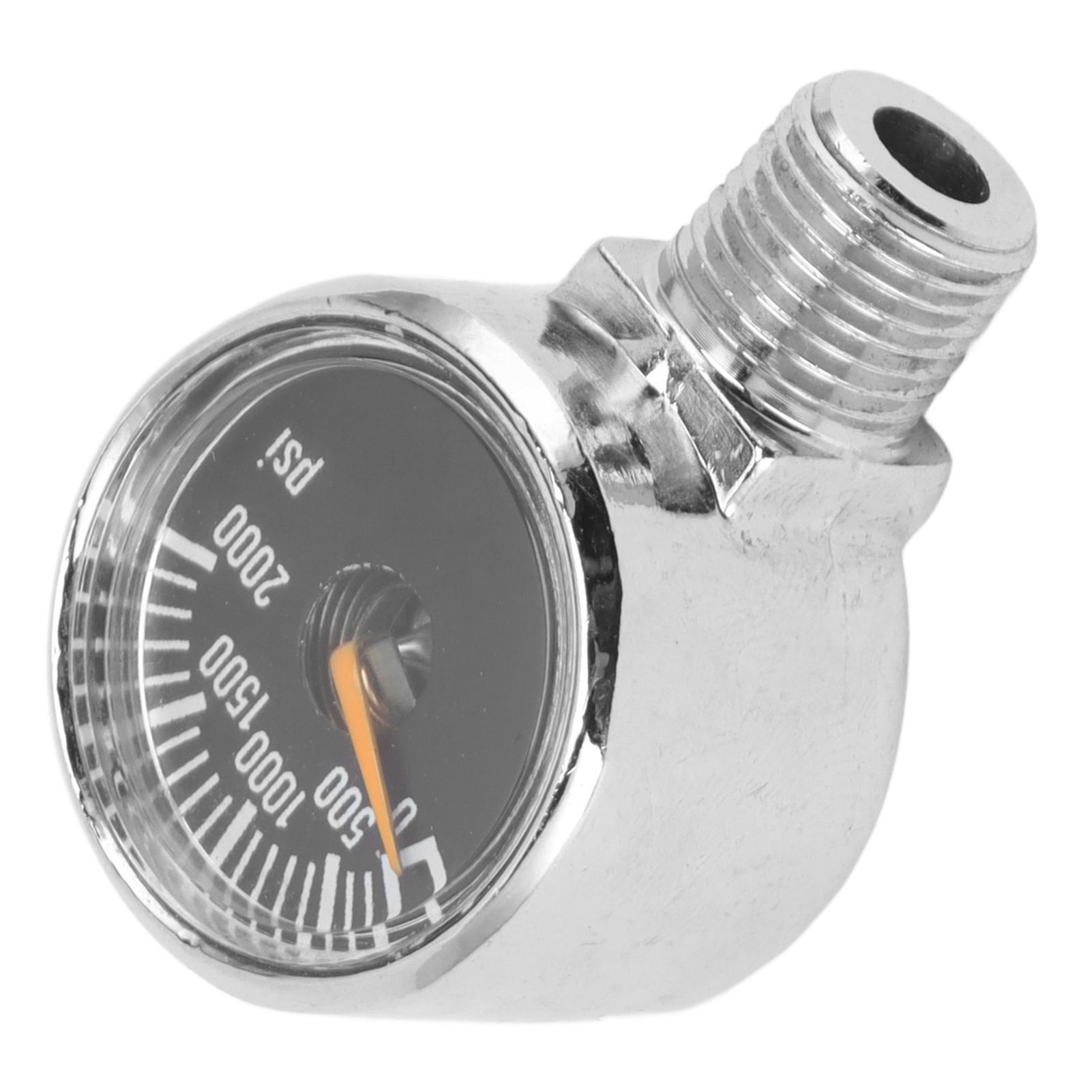 2000psi Pressure Gauge 1/8NPT Mount CO2 Cylinder Filling Pressure Meter for CO2 Gas Tank Keg Black โ image 2