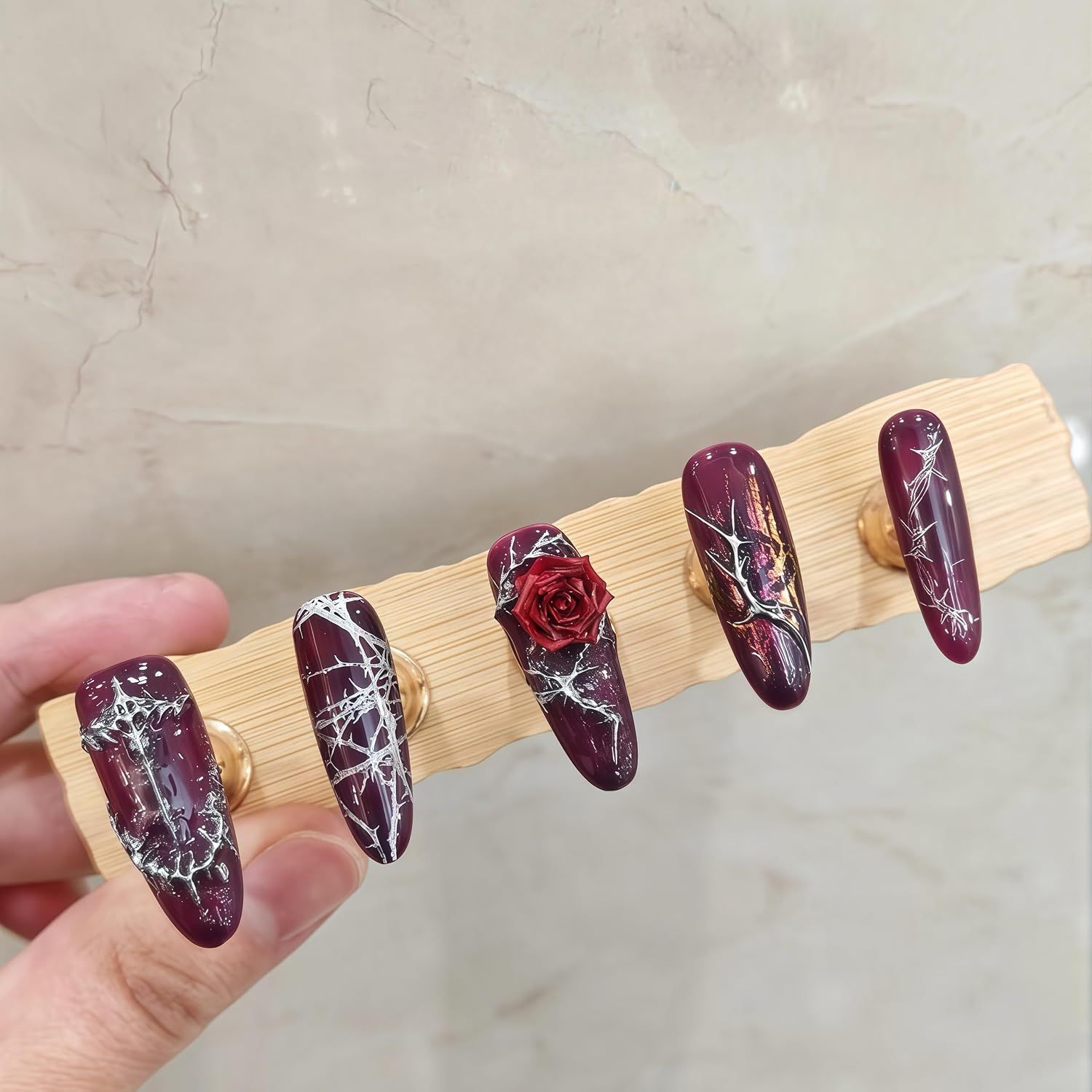 3D Nail Molds Thorns Design, Silicone Tool Art Y2k Decoration — image 5