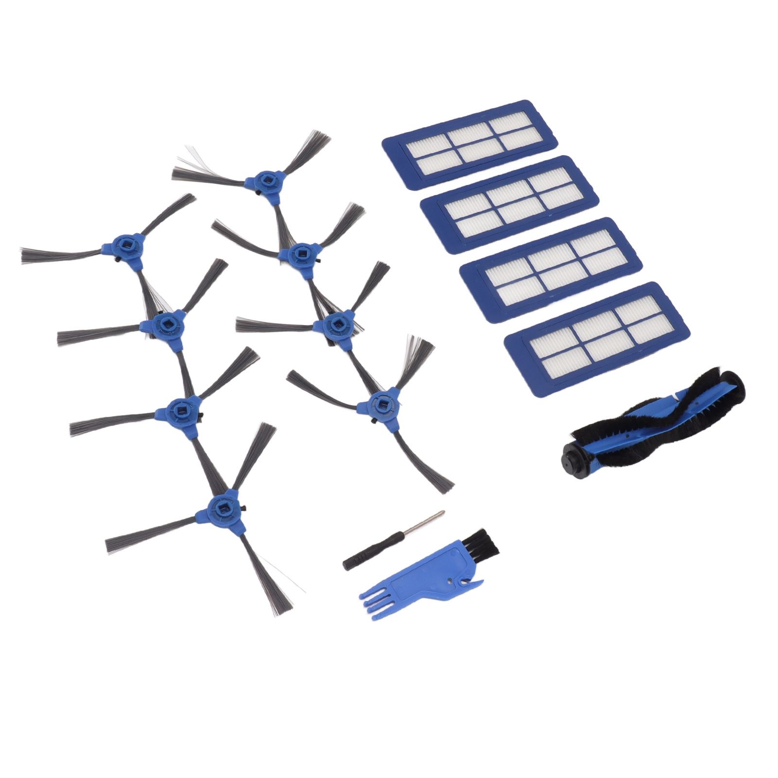 Sweeping Robot Main Side Brush Filter Screen Replacement Kit for RoboVac 11S Max 15C Max 30C Max G30 Edge G10 Hybrid โ image 4
