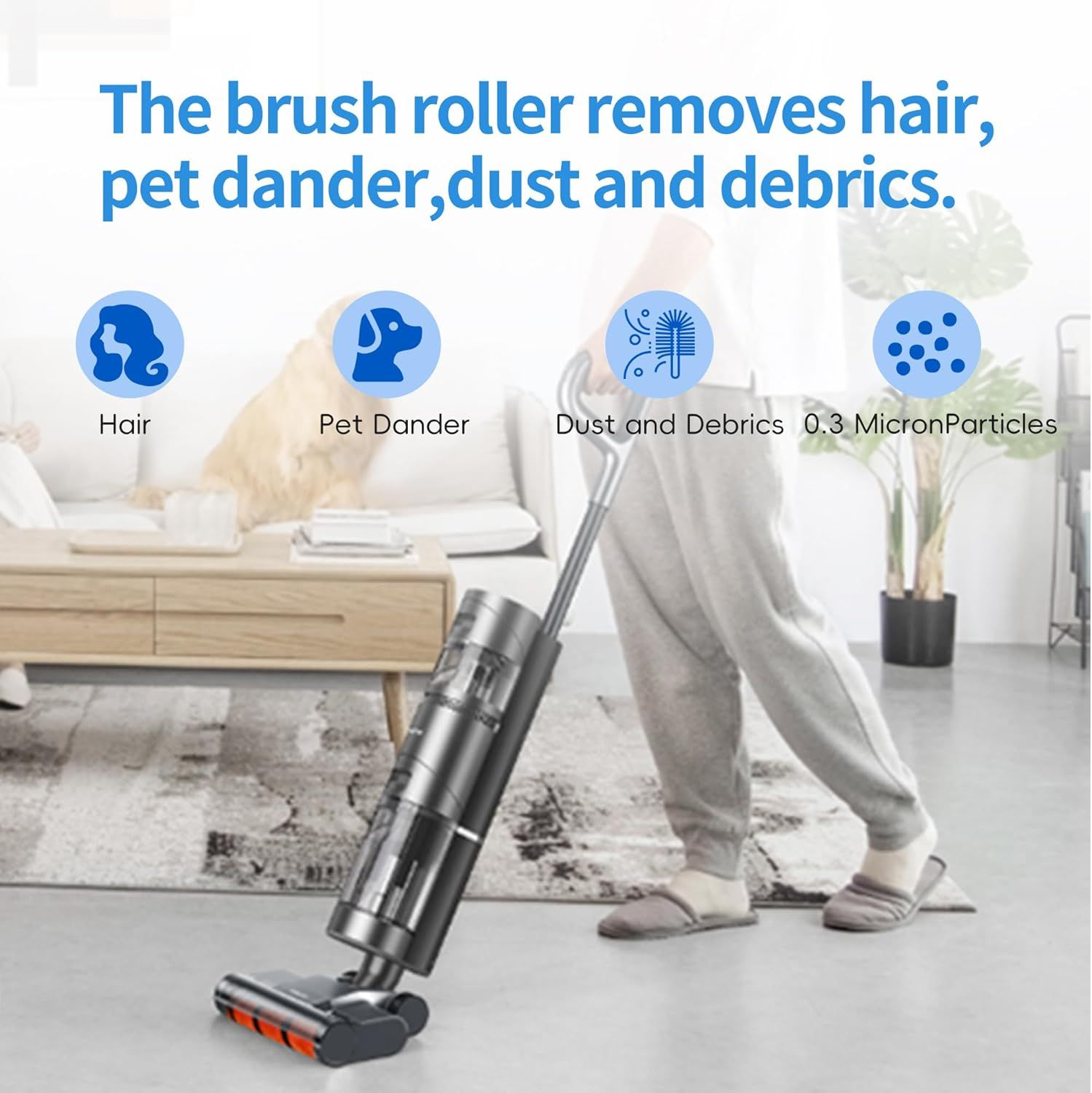 Brush Roll Replacement Compatible with Shark Apex AX950 AX951 AZ1000 AZ1000W AZ1002 & Duoclean NV830 NV831 NV835 UV700 ZU700C ZU701 ZU780 ZU782 ZU785 ZU881 — image 3