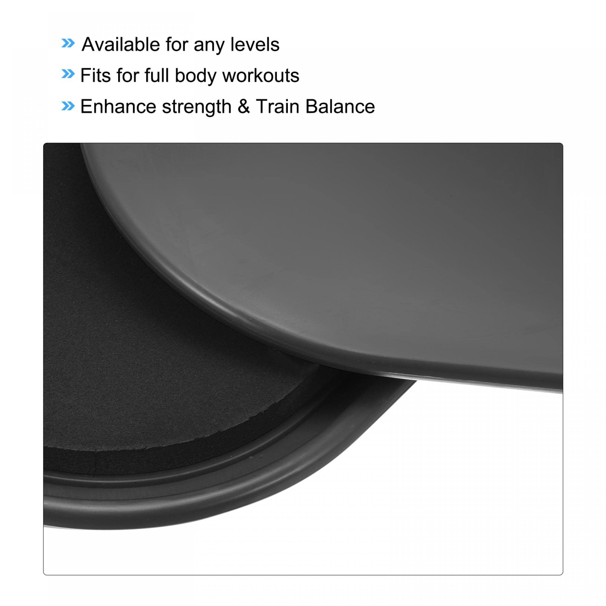 Exercise Core Sliders, Oval Glider Discs with Feet Covers, Dual Sided Usage in Home Gym for Full Body Workout — image 3