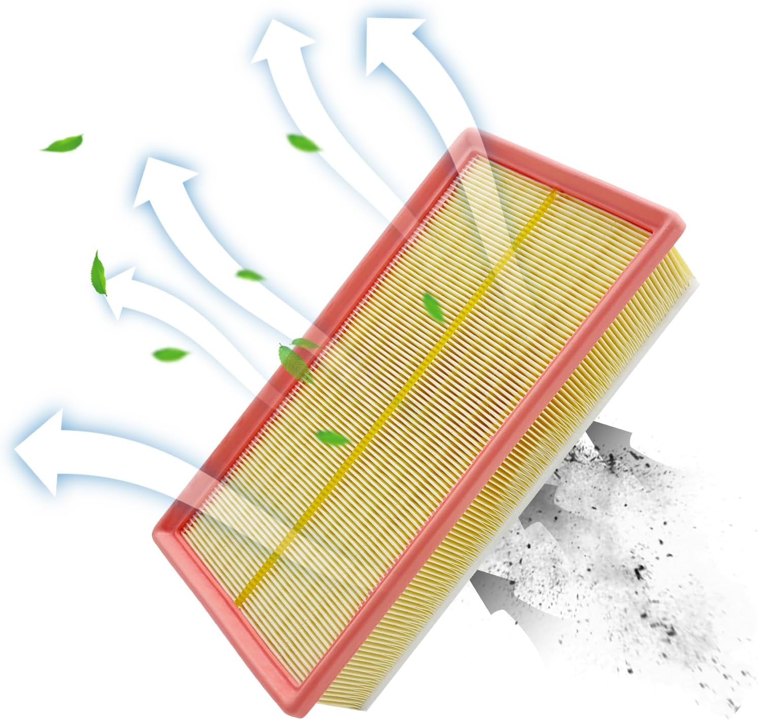 for Engine Air Filter JM9620 Fits for 2018 2019 2020 2021 2022 2023 2024 2025 Atlas, 2020-2025 Atlas Cross Sport, Replacement for 3QF129620, CA12293, AF3623 — image 2