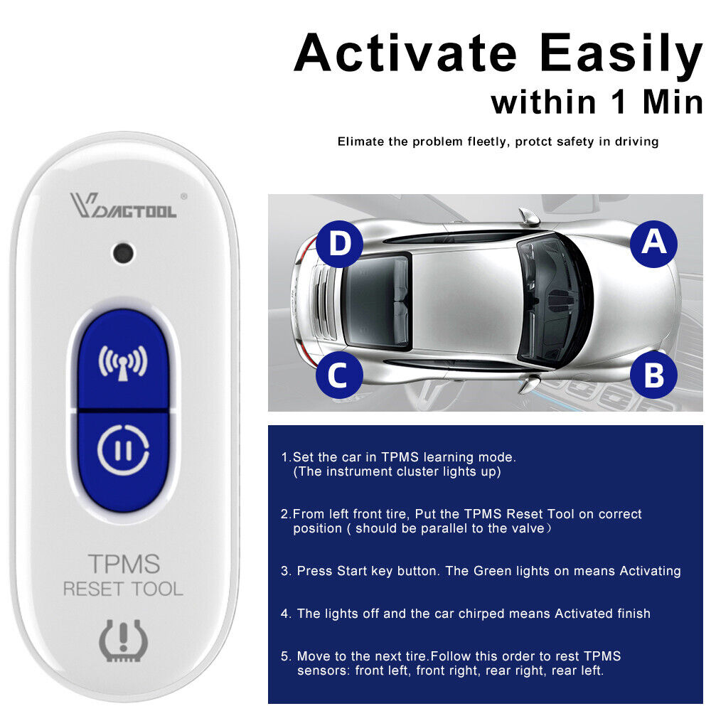 TP508 TPMS Relearn Tool for GM Tire Pressure Reset โ image 2