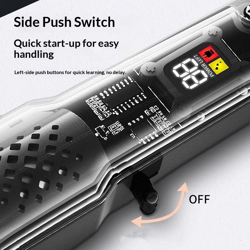 Hair Clippers for Men,Professional Barber Clippers,Cordless&Corded Barber Clippers for Hair Cutting & Grooming Rechargeable Beard Trimmer — image 4
