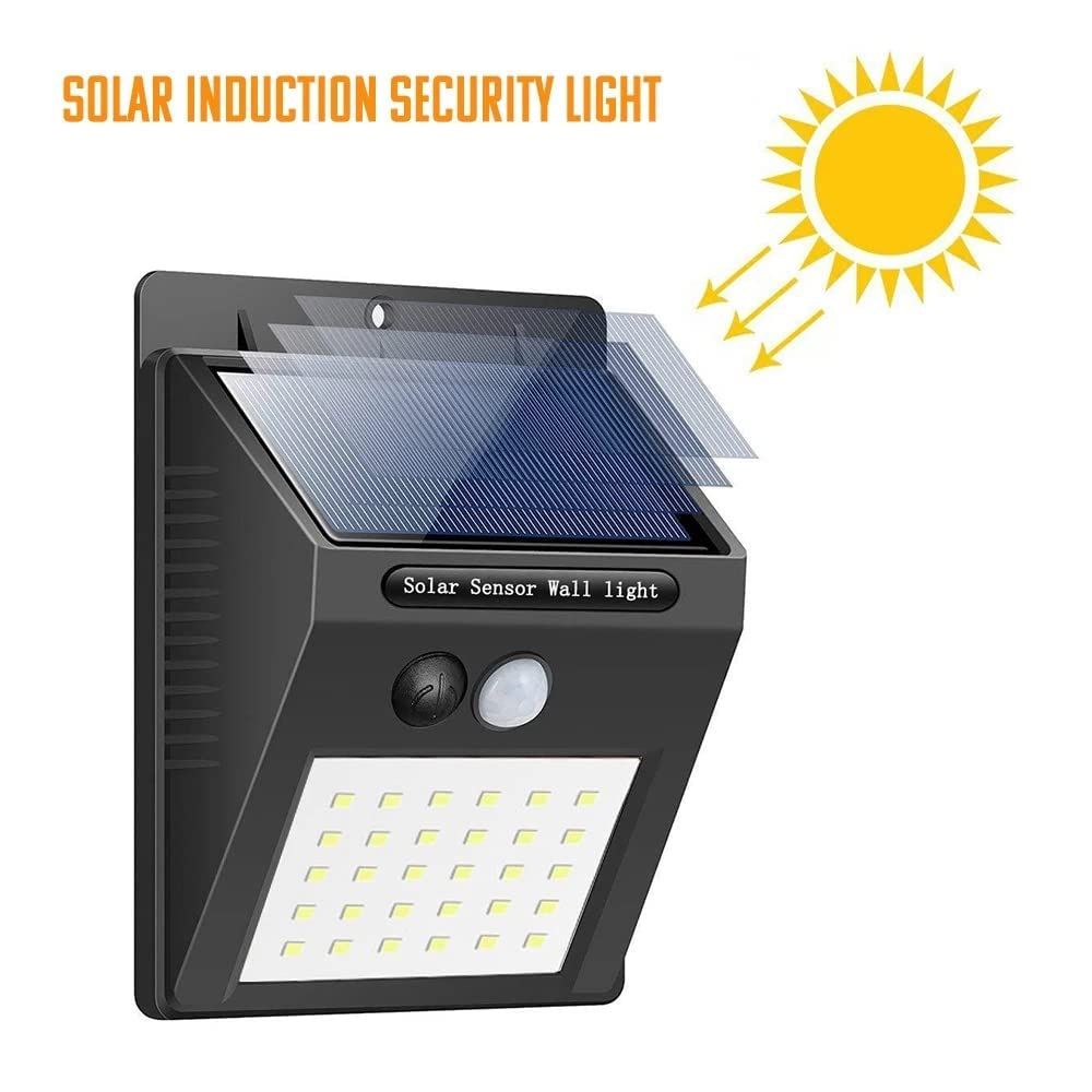 30 LED Solar Light Outdoor Solar Lamp Powered Sunlight Waterproof Motion Sensor Street Light for Garden Decoration — image 4