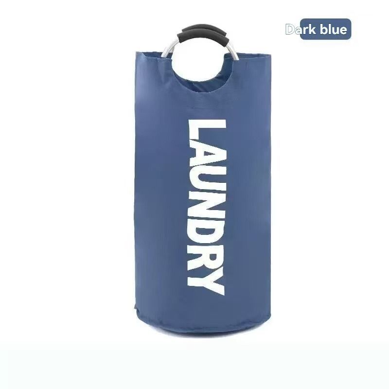 Foldable Laundry Basket 95L Laundry Hamper Laundry Basket With Frame Soft - Gray - Size 95L — image 5