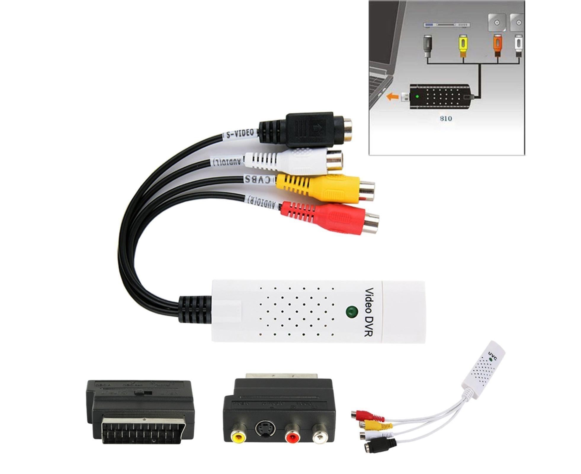 USB 2.0 Audio Video Grabber Scheda Capture VHS Card to DVD Adapter Converter - Black โ image 6