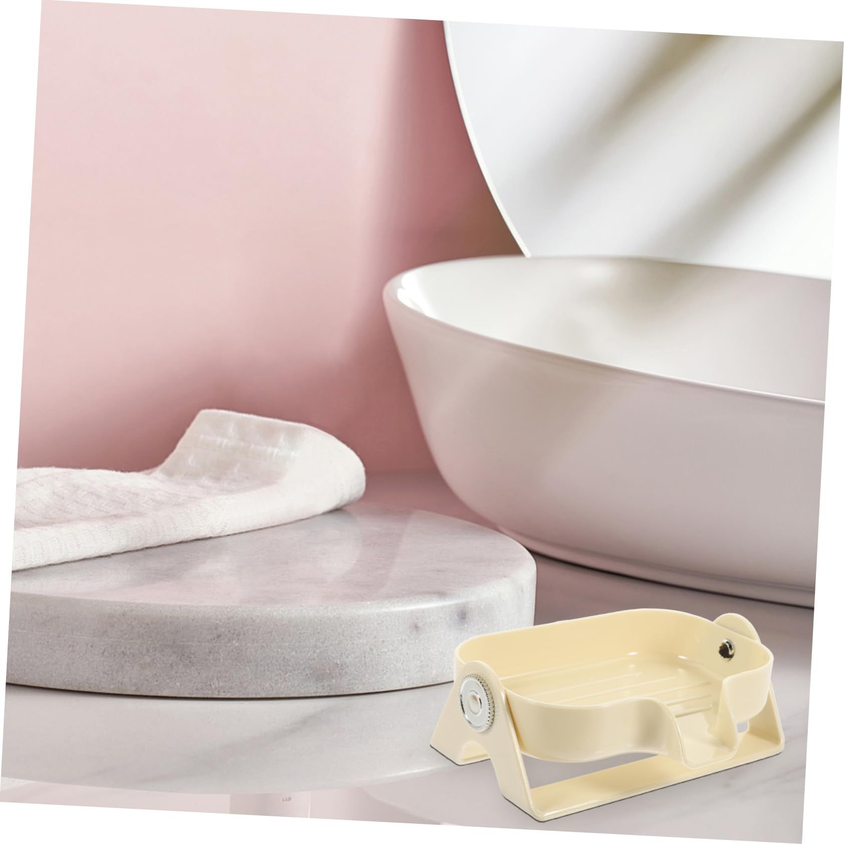 3 pcs draining Sink Soap Dish Kitchen Cleaning Sponge Holder Bar Soap Holder Mini Planter Soap Container Soap Tray โ image 5
