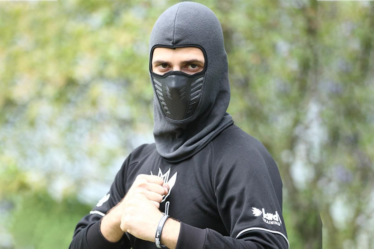 Motorcycle Mask Thermal Face Mask Balaclava Ski Mask -Grey โ image 2