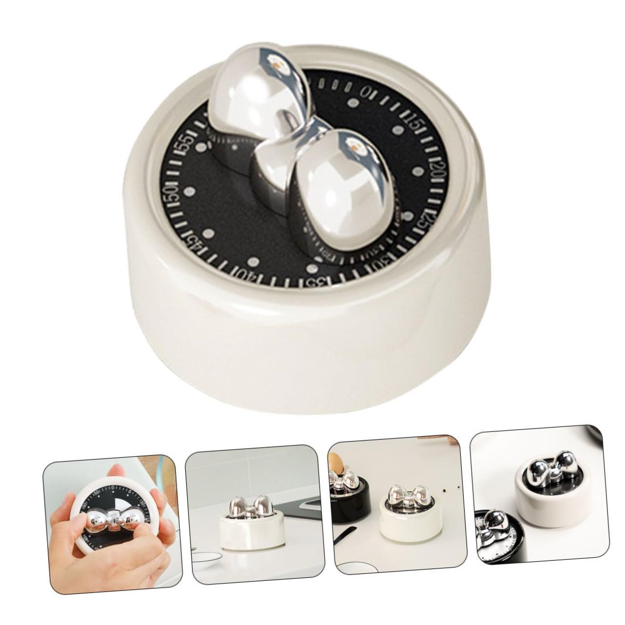 Kitchen Timer Digital Timer Clock Lunch Break Timer Egg Timer Baking Cooking Clock Kitchen Alarm Clock Mechanical Wind-up Timer โ image 4